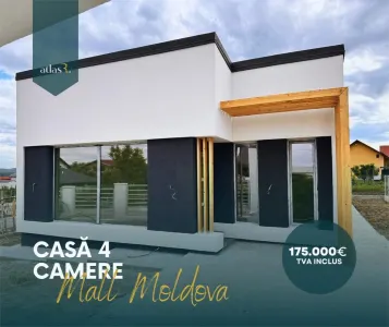 Casa finalizata | 4 camere | Mall Moldova | Comision 0 - Miroslava
