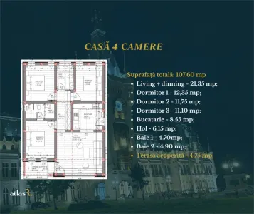 Casa finalizata | 4 camere | Mall Moldova | Comision 0 - foto 11