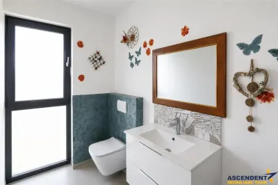 Resedinta stil, 3 dormitoare, sistem termic in pardoseala, terasa, lot 530 mp, Sanpetru, Brasov. - foto 15