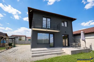 Resedinta stil, 3 dormitoare, sistem termic in pardoseala, terasa, lot 530 mp, Sanpetru, Brasov. - foto 19