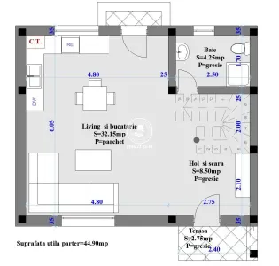 Case insiruite , 4 camere , P+1E - central in Valea Lupului - foto 14