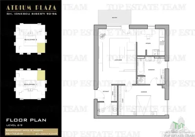 Vanzare imediata. Acte complete. Apartament 2 camere cu doua ba de vanzare in Sisesti Bucuresti - foto 13