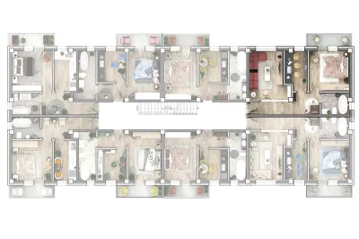 ASTORIA RESIDENCE Apartament 2 camere  D 50 mp  Lunca Cetatuii - foto 6