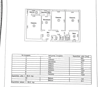 Apartament cu 3 camere, de vanzare, zona Sagului, Timisoara - foto 7