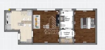 Apartament 2 camere de vanzare zona Take Ionescu - Timisoara - foto 10