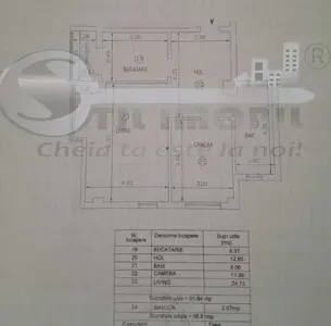 Apartament 2 camere decomandat, etaj 3/5, Hlincea, baie cu geam, bloc 2017 - foto 8