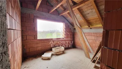 Casa individuala cu 5 camere,teren de 480mp,la rosu,Peciu Nou - foto 5