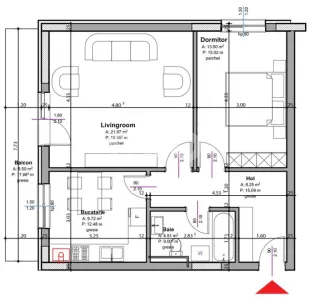 Apartament 2 camere Pitesti | Zona Stadion - foto 13