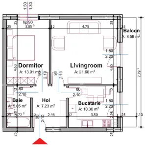 Apartament 2 camere Pitesti | Zona Stadion - foto 10
