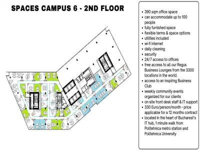 Inchiriere spatiu de birou mobiliat in Campus 6 - foto 12