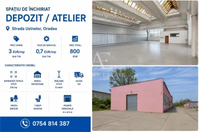 Antony Estate | Hale, Depozite & Birouri de Închiriat | 30 - 500 mp | Oradea - foto 5