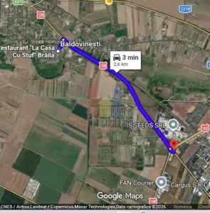 Baldovinesti La 5km de Braila (laga Casa cu Stuf) 1080mp cu 97m deschidere toate utilitatile - foto 4