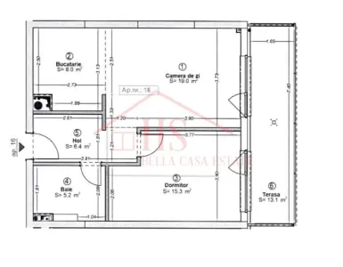 Apartament de vanzare, bloc nou, 2 camere, etaj intermediar. Strada Dunarii, Cluj Napoca - foto 11