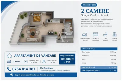 Antony Estate | Apartamente NOI 0% Comision - Santandrei - foto 5