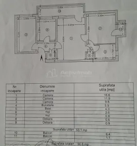 Apartament 3 cam Mazepa 1 etaj 3 langa scoala 28 - foto 7