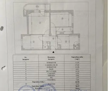 3 camere decomandat - Str. Viorele - Tineretului - foto 7