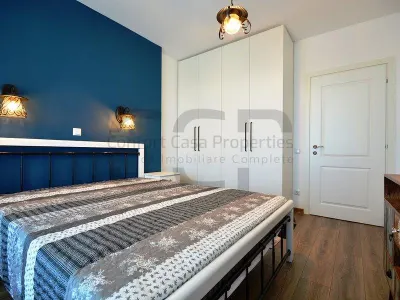 Pipera - Rond OMV, 3 camere , LUX, loc parcare  mobilat modern, centrala termica - foto 8
