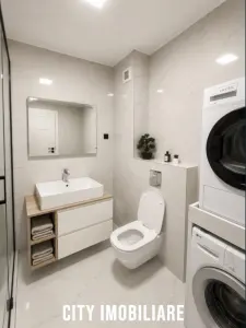 Apartament 3 camere, bloc nou, mobilat, utilat, Europa ansamblul Luminia. - foto 8