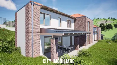 Teren intravilan 1.375 mp cu Proiect autorizat pentru duplex, Feleacu - foto 2