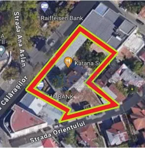 Ultracentral teren + spatii comerciale langa Tribunal - Braila
