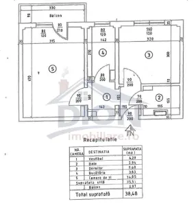 APARTAMENT 2 CAM, METROU 1 DECEMBRIE/CAMIL RESSU - foto 13