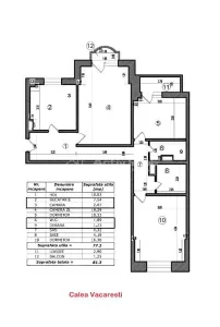3 camere decomandat - 81 mp - Tineretului - Calea Vacaresti - foto 9