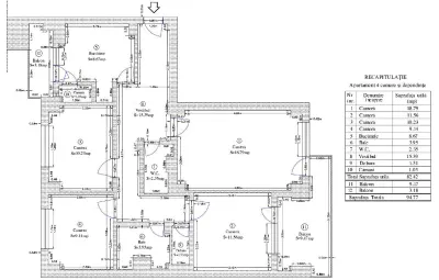4 camere Tei - Parcul Circului - foto 9