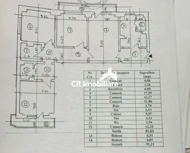 Apartament 4 camere Centrala Proprie - Costin Georgian Metrou - foto 7