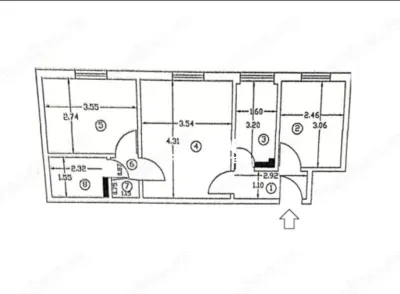 Apartament 3 camere Drumul Gazarului/ Parcare ADP - foto 7