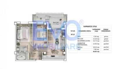 Apartament cu 3 camere, bloc nou, intabulat, gradina, zona Galata - foto 8