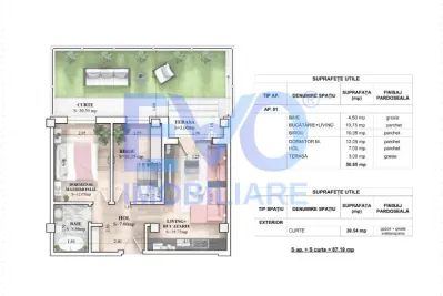 Apartament cu 3 camere, bloc nou, intabulat, gradina, zona Galata - foto 2