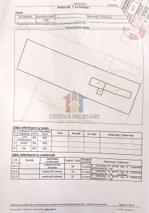 Casa 4 cam+ teren 1286 mp deschidere 18 m Chiscani zona Primariei - foto 3
