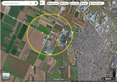 Teren 25.000 mp, deschidere 76 m, sos de Centura ^ Sos Focsani - Braila
