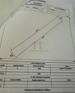 Teren extravilan Lacu Sarat, 3000 mp, deschidere 18m - Lacu Sarat
