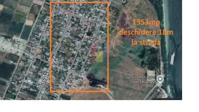 Teren intravilan 1353 mp deschidere 18 m Chiscani Stadion - foto 3