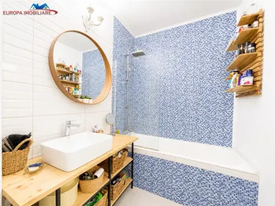 Apartament deosebit în Piața Civică Tulcea | 90 mp | 2 băi | Parcare - foto 12