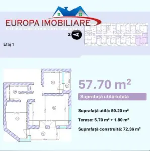 Apartament 3 camere - foto 9