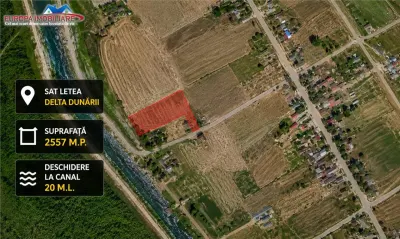 Teren cu deschidere la canal în Letea – 2.557 mp | Delta Dunării | - foto 8