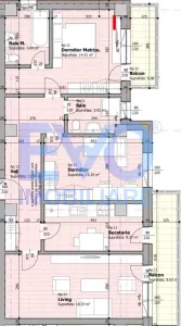 Apartament cu 3 camere, 89.81 mp, 2 bai, bloc nou, zona Galata Iasi - foto 2