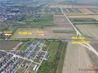 Teren de vanzare pe E 85 langa Autostrada A7  Focsani - foto 2