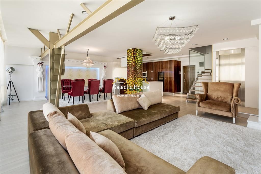TRIPLEX 5 CAMERE LIFT INTERIOR -COMPLEX REZIDENTIAL ZONA HERASTRAU -NORDULUI - Bucuresti