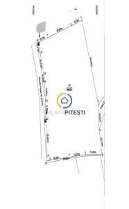 Teren 2464 mp, Trivale str. Faget, toate utilitatile - Pitesti