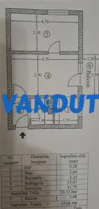 Apartament doua camere Trivale complex II, cf. II, etaj doi - foto 1