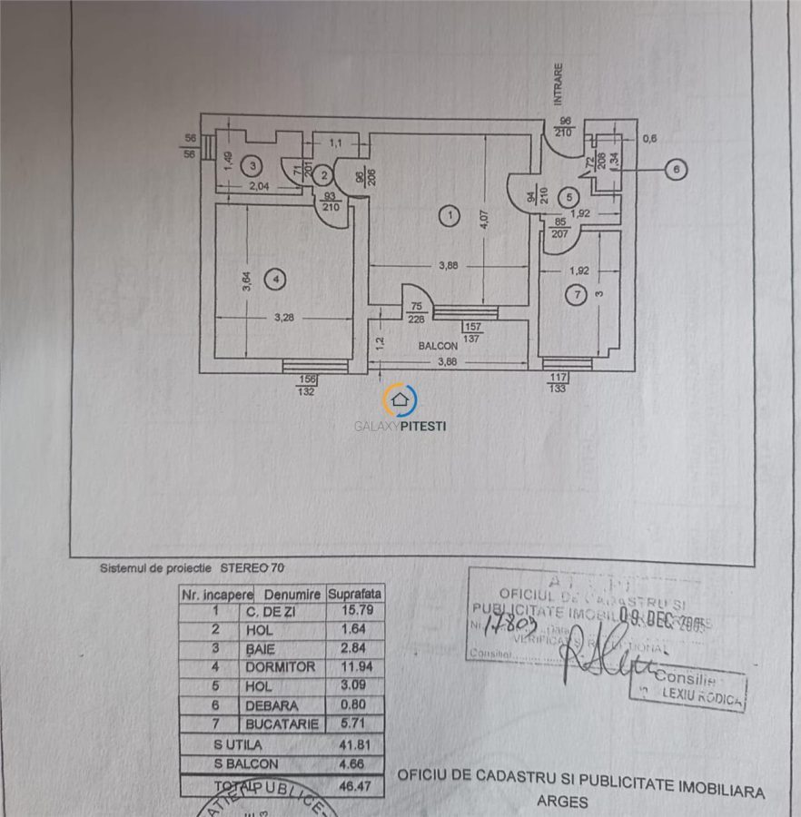 Apartament doua camere semicentral, zona Ramada, etaj intermediar - Pitesti