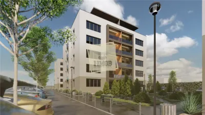 Studio 34 mp cu bucatarie separata balcon 4 mp si parcare Sibiu - foto 10