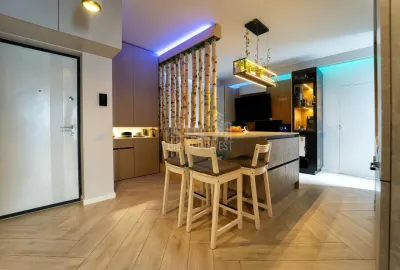 Penthouse de LUX SMART 3 camere terasa 40mp 2 locuri parcare subterane zona Turnisor - foto 6