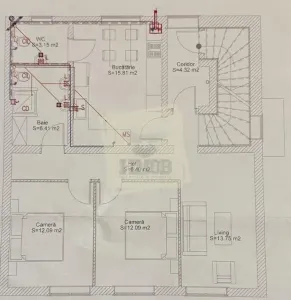 Casa individuala cu 8 camere  si teren 373 mp in zona Lazaret - foto 12