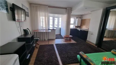 Centrul Civic, garsoniera mobilata si utilata - 369  Euro/luna - foto 3