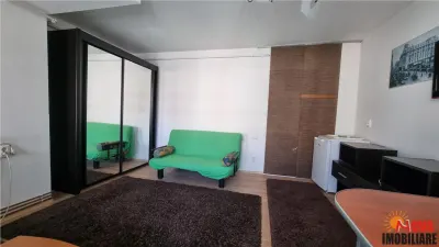 Centrul Civic, garsoniera mobilata si utilata - 369  Euro/luna - foto 4