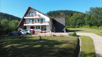 CASĂ DE VACANȚĂ DE VÂNZARE ÎN BUCOVINA | MĂLINI HERLA | 2.000 MP TEREN | 5 DORMITOARE CU BĂI PROPRII | TERASĂ 50 MP - foto 11